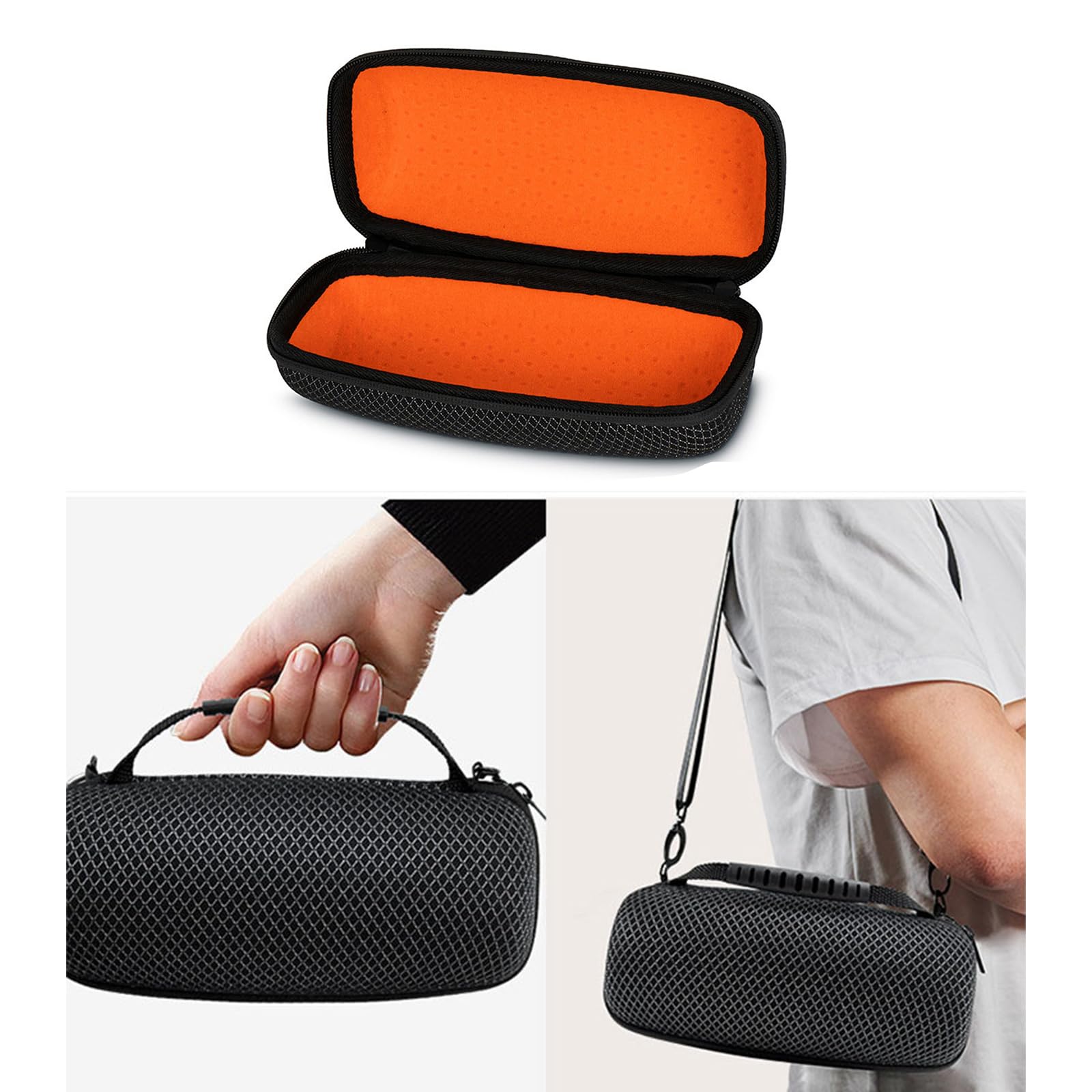 Portables Travel Case Speakers Storage Bag with Shoulder Straps for Field 1 Speakers Protections Bag Covers