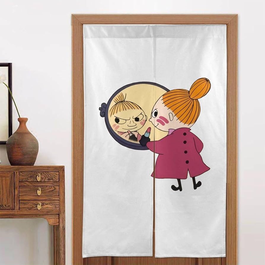 little　のれん Amazon｜のれん ムーミン リトルミイ ドアカーテン 間仕切り