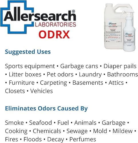 Miniatura 4 de Allersearch Eliminador de olores ODRX 128 onzas