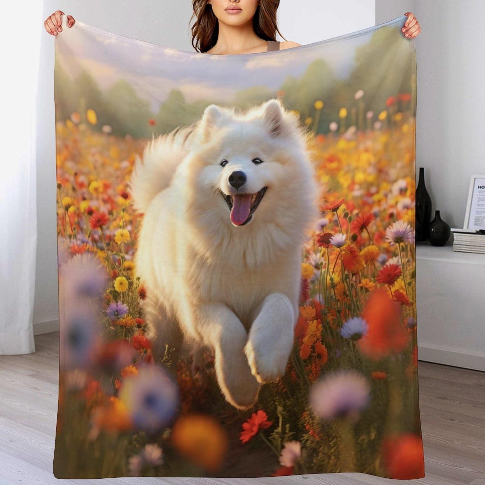 Couverture chien en flannel le cadeau idéal doux et chaud pour lit
