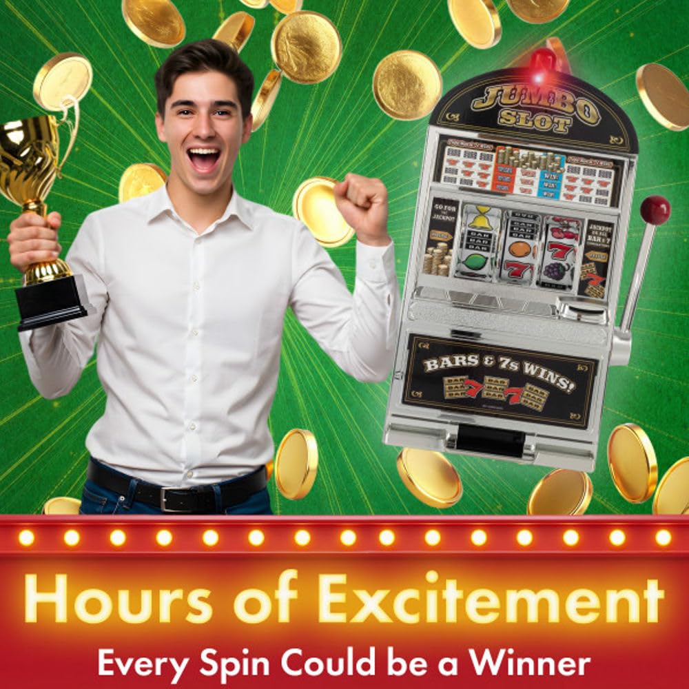 Amazon | John N. Hansen Company Jumbo Slot Machine Bank by RecZone