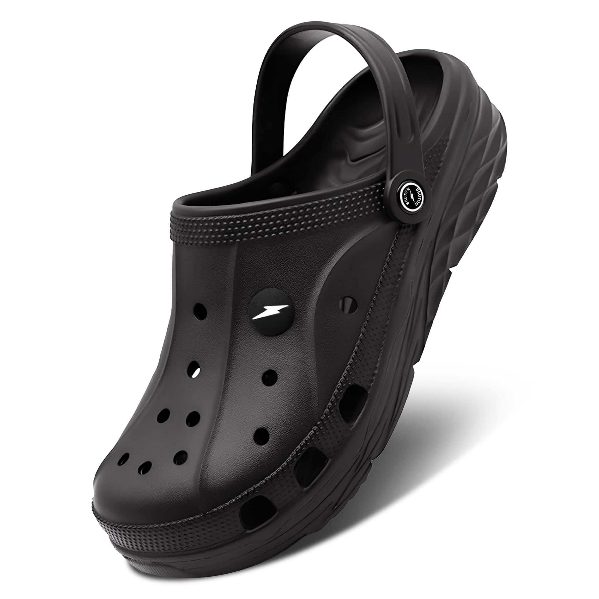 BRUTON Extra Soft Men's Classic Casual Sandals/Clogs Adjustable Back Strap | Lightweight | Stylish & Non-Slip | Waterproof & Everyday Mules for Men & Boys