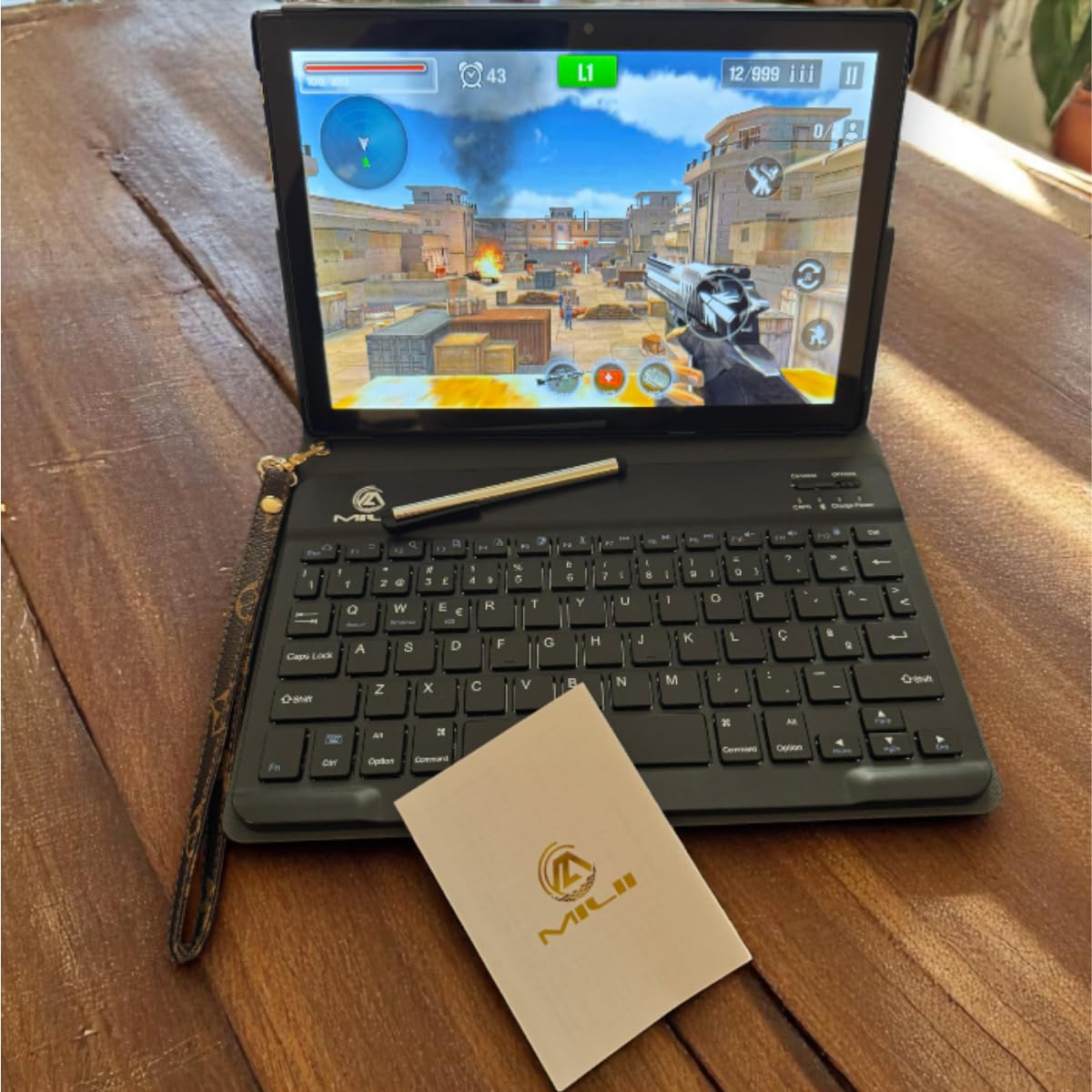 【Android 13, 13インチナビ】8GB RAM＋256GB ROM Tablet Pc Android 13-6gb Ram 256gb - Teclado E Caneta - 5g - Cinza