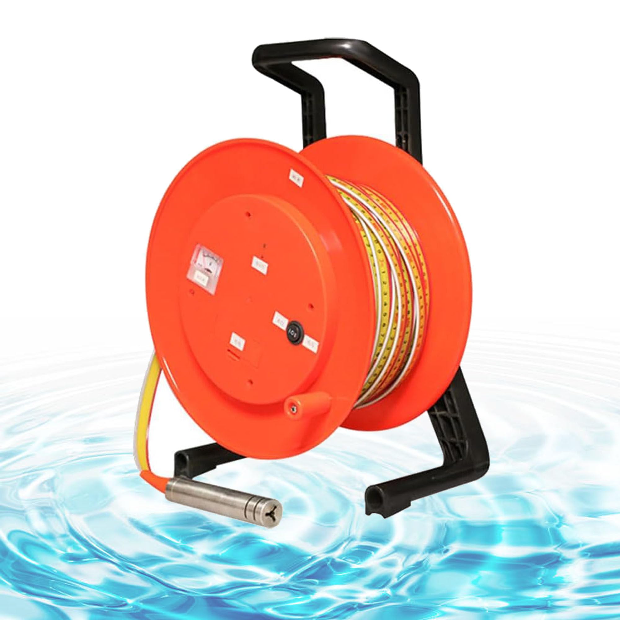 Wasserstandsmesser mit Stahlband 656ft/200m