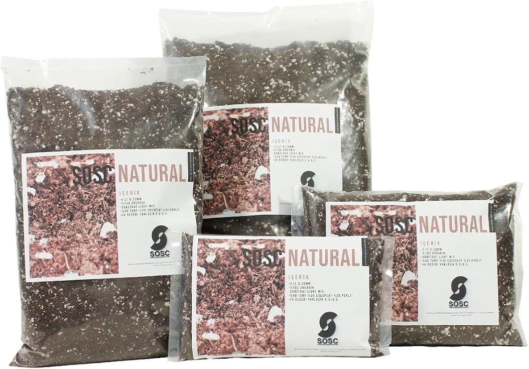 SUBSTRATE LIGHT MIX Imported Sphangum Peat Cocopeat Perlite Special Mix Potting Mortar Flower And Plant Soil 10 LT