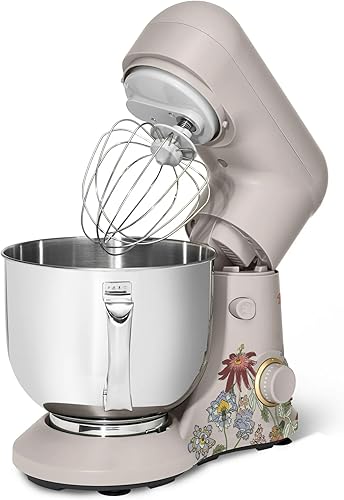 5.3 Qt Stand Mixer by Drew Barrymore, Lightweight & Powerful Tilt-Head Design, 12 Speed Settings, Large Stainless Steel Bowl – Beautiful 5.3 qt stand mixer