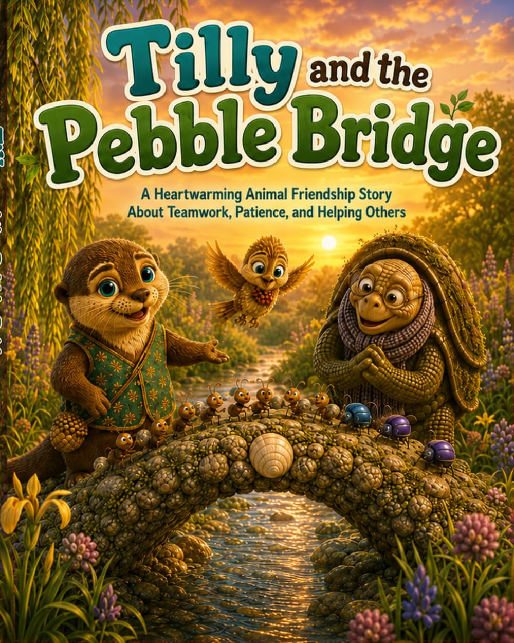 Tilly and the Pebble Bridge: A Heartwarming Animal Friendship Story About Teamwork, Patience, and Helping Others