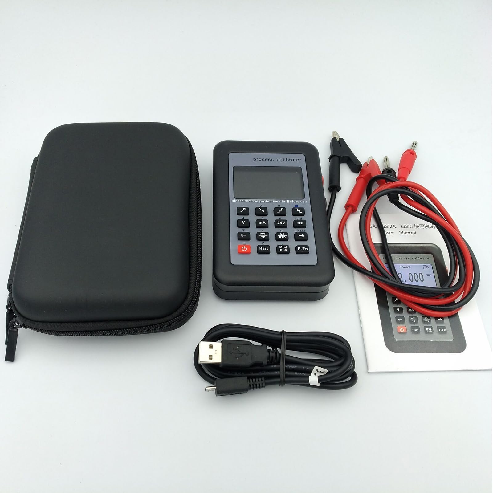 El Calibrador De Procesos PortáTil Lb06 Incluye Funcionalidad （HART Modbus）, Una Pantalla Lcd Y Un Generador De Bucle De 4-20 Ma, Lo Que Lo Hace Ideal Para Aplicaciones De IngenieríA.(Size:LB06)
