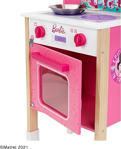 Miniatura 7 de Theo Klein Barbie Epic Chef Kitchen, madera (MDF), rosa, 7322