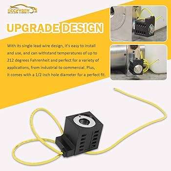10226-08 Solenoid Coil, Single Lead Wire, 10v DC 25W, for