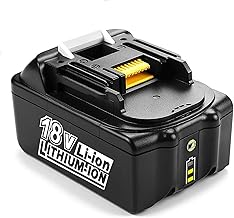 Energup 18V 5,0Ah Batería de Repuesto para Makita Batería 18V BL1850 BL1860 BL1840 BL1830 BL1820 BL1815 BL1820B LXT400 con indicador LED
