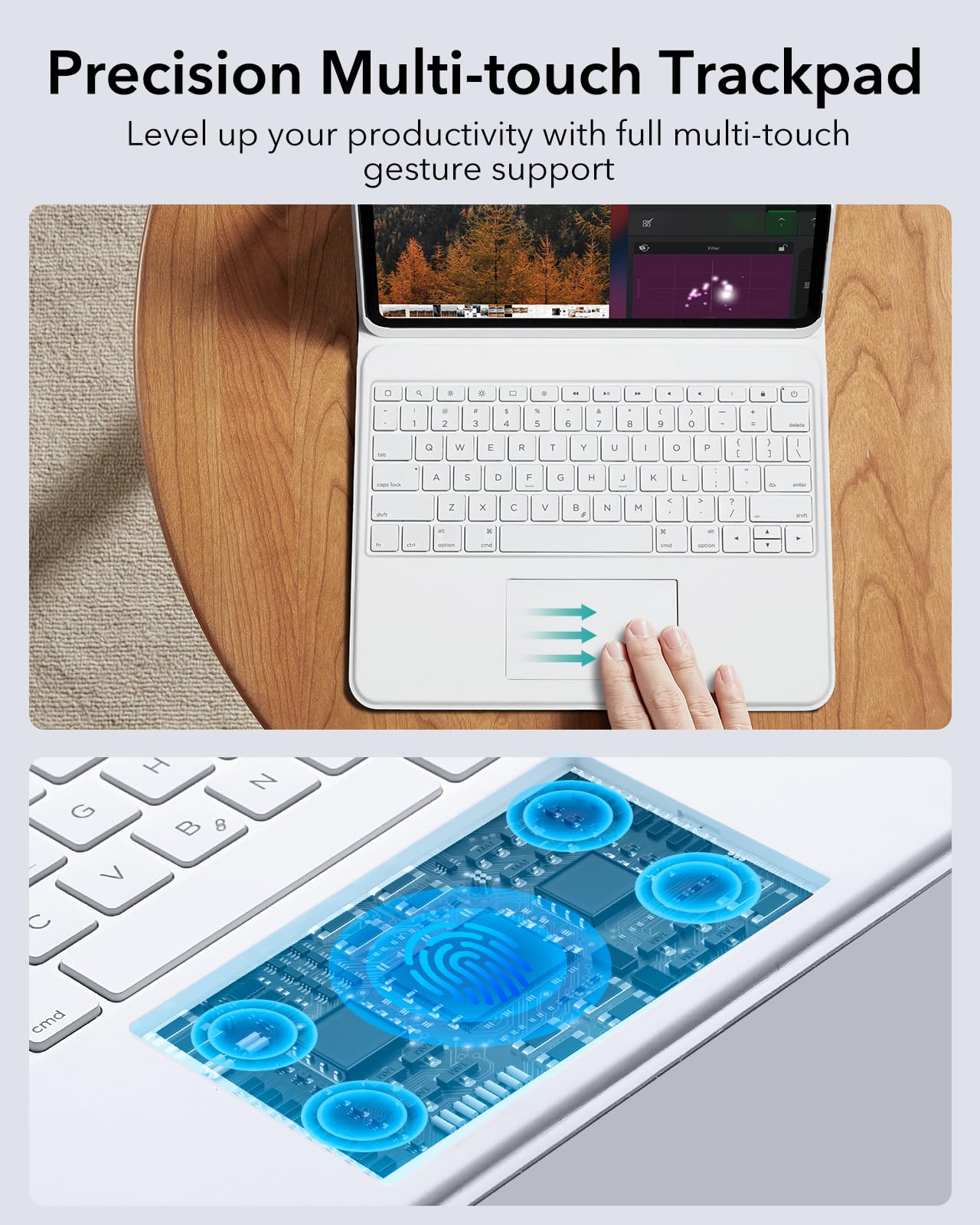 Amazon.com: ESR Ascend Keyboard Case, iPad Case with Keyboard