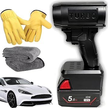 Turbo Jet Blower, 2026 New Jet Blower Car Drying, Cordless Car Dryer Air Blower, 160,000 Rpm 200 Mph, Portable Handheld Turbo Leaf Blower For Car, Patio, Snow, Dust for Milwaukee