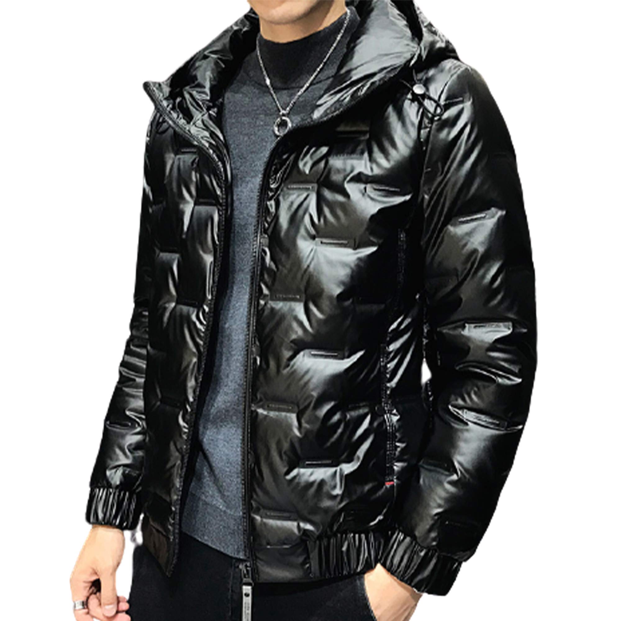 Doudoune d'hiver homme AKT imperméable et coupe-vent en duvet de canard - 5