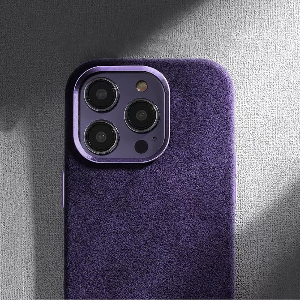 Funda Protectora de Metal para iPhone 12, 13, 14, 15, 16 Pro MAX, con atracción magnética, de Alta Gama, importada, Azul, para iPhone 15 Plus