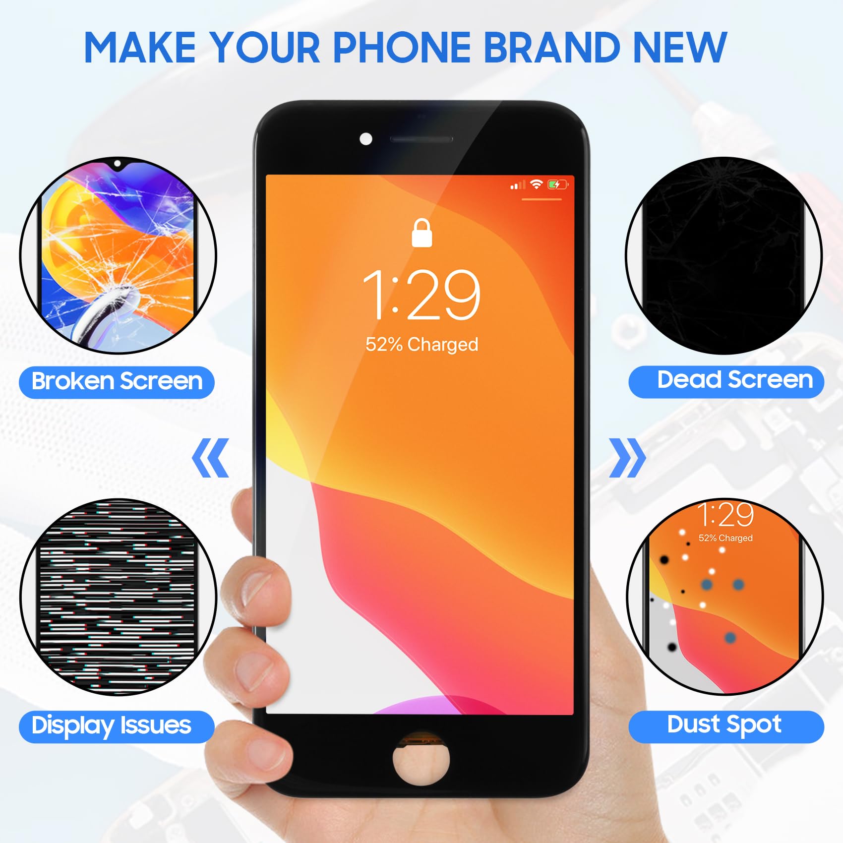 iPhone SE 本体 画面ひびあり 動作問題なし iPhone SE 本体 画面ひびあり 動作問題なし Amazon.co.jp: For