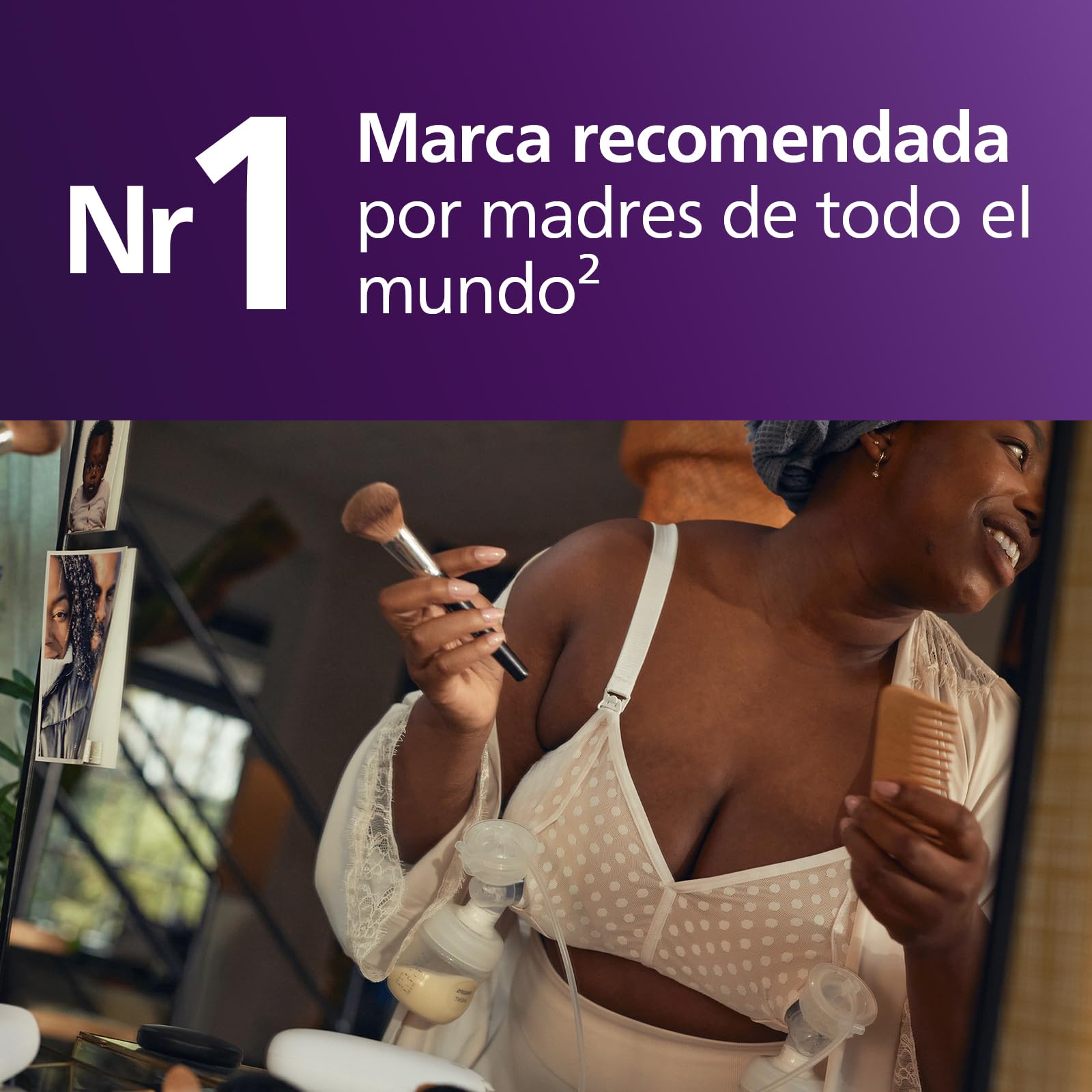 Philips Avent set de regalo para la lactancia materna, extractor de leche eléctrico sencillo con potencia hospitalaria, biberones, chupetes y más, efectivo para las madres, SCD340/31