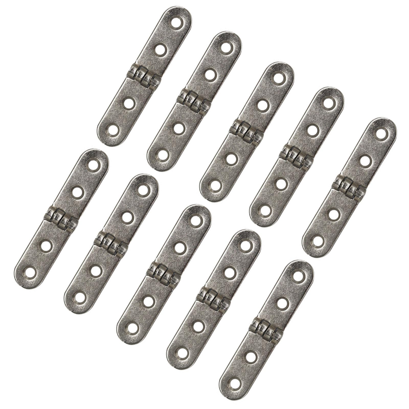 Quiet Buffer Door Hinge with Smooth Operations Heavy Type Iron Rounded Corners for Cabinets Foldable Furniture Child Safe Rounded Edges Door Hardware