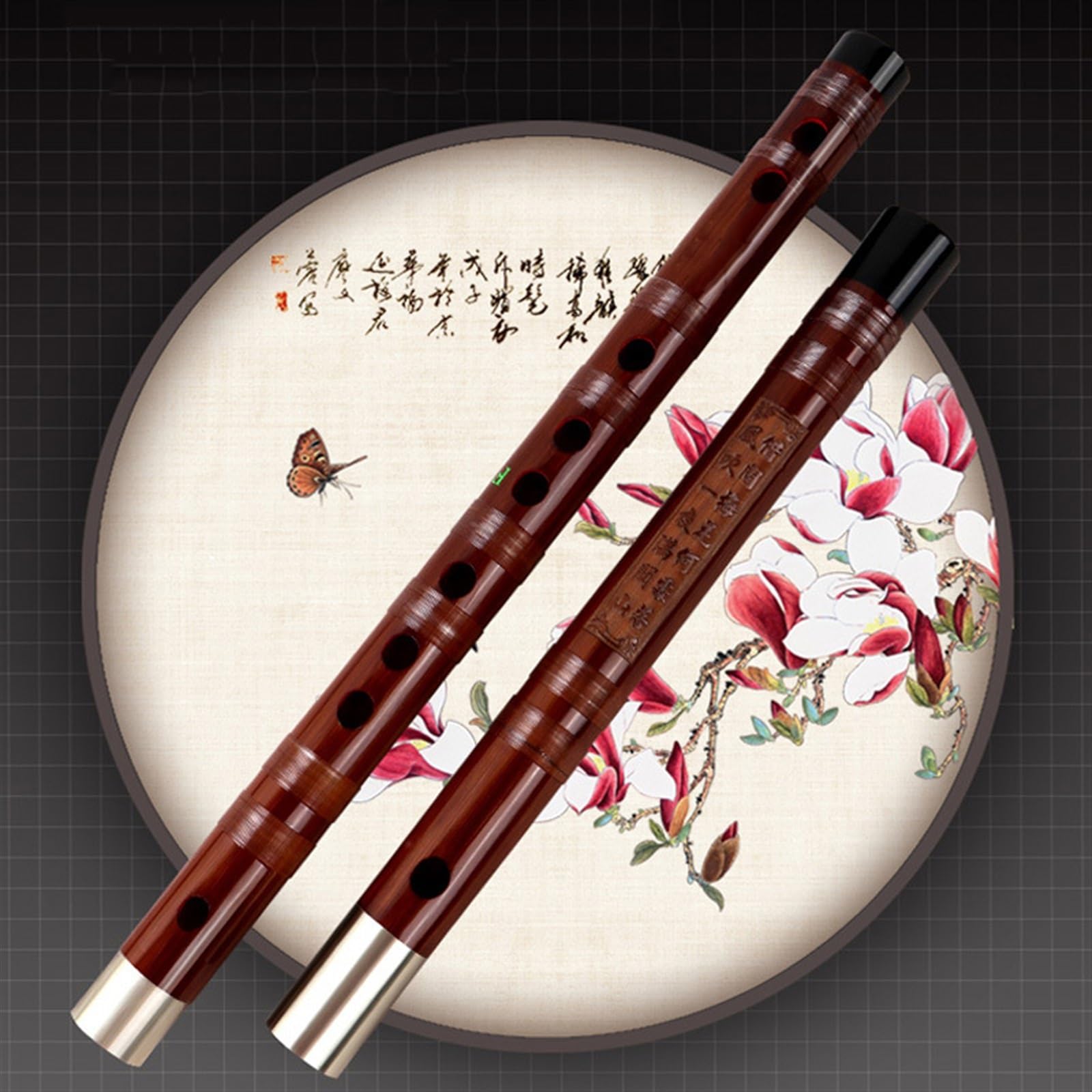 竹笛2set Amazon | 竹笛セット 75 Cm G キー中国竹笛 8 穴木管縦型伝統
