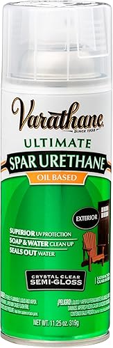 Vista 4 de Uretano de metano Varathane de Rust-Oleum, para el aire libre basado en aceite transparente clásico, cantidad: 1 cuarto de galón, 9341H Satén