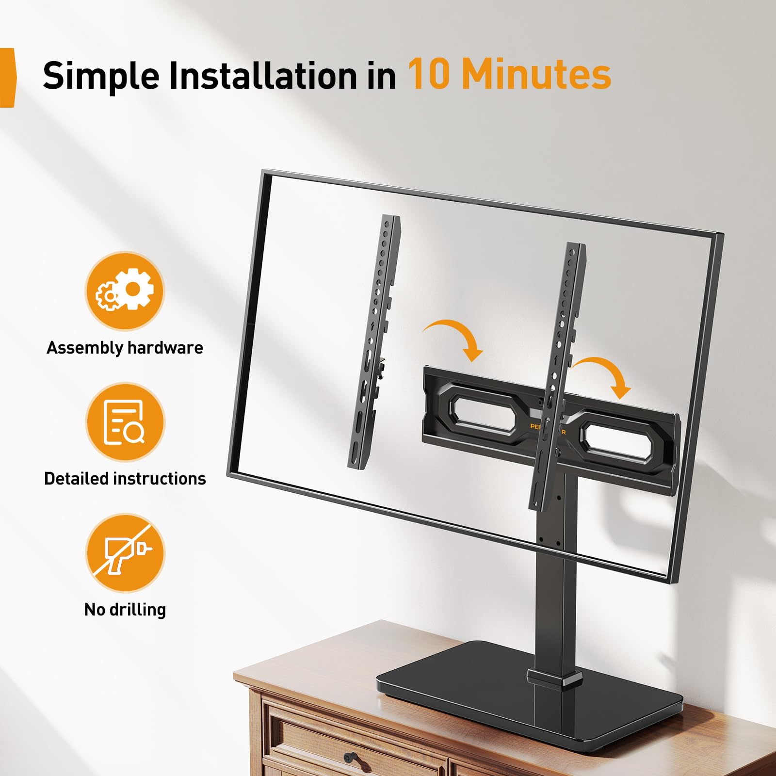 Perlegear Supporto per TV PGTVS02