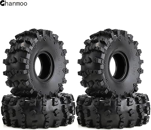 Miniatura 6 de 2.2 RC Crawler neumáticos de goma suave barro nieve nadador neumáticos OD 5.906 in para 1/10 RC Rock Crawler coche Axial SCX10 90047 D90 TF2 Tamiya