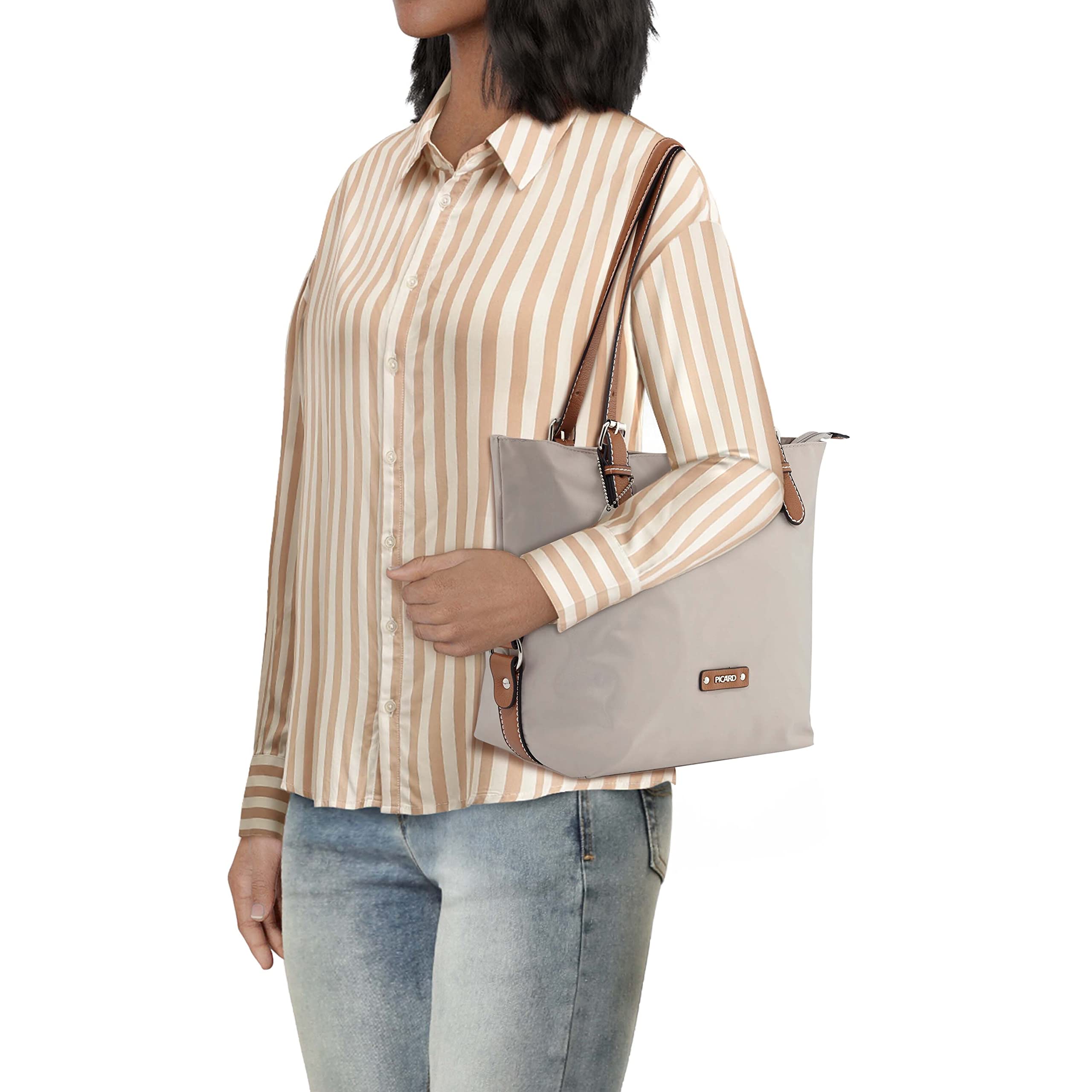 Picard Damen Shopper SONJA aus Nylon Mittel | mit Reißverschluss | Shopper | Alltag