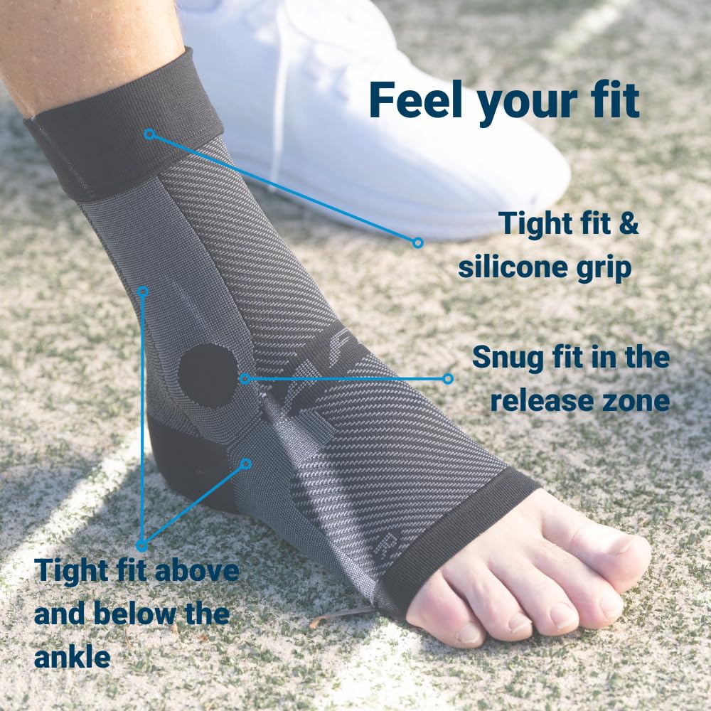 Orthosleeve cavigliera a compressione graduata AF7-7 zone di compressione - Stabilizza medialmente e lateralmente la caviglia - Previene le cadute