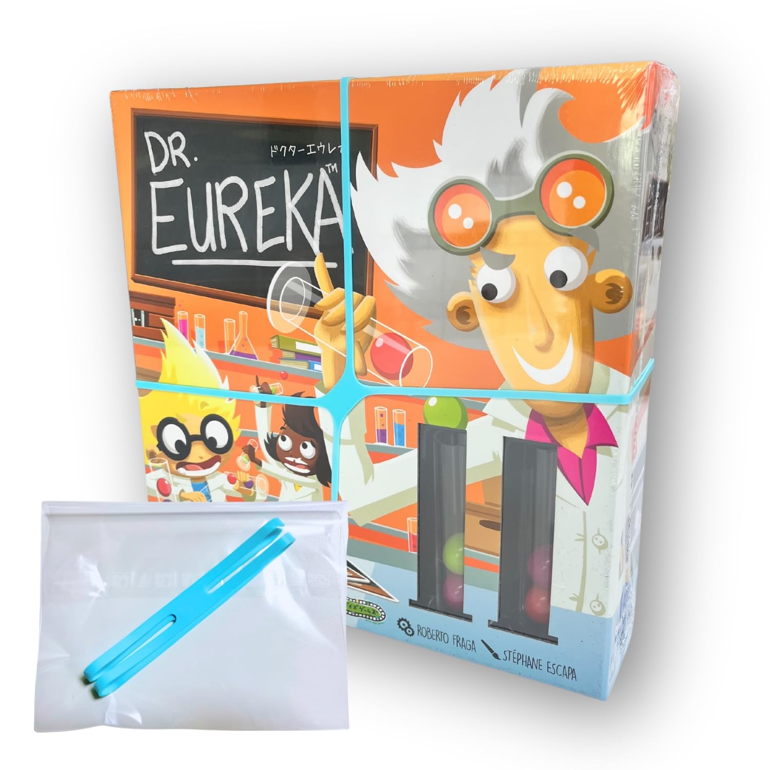 ドクターエウレカ(Dr Eureka)日本語版 / テンデイズゲームズ・Blue Orange / Roberto Fraga Amazon | （メーカー正規品）【収納ゴムバンド付き】ドクターエウレカ