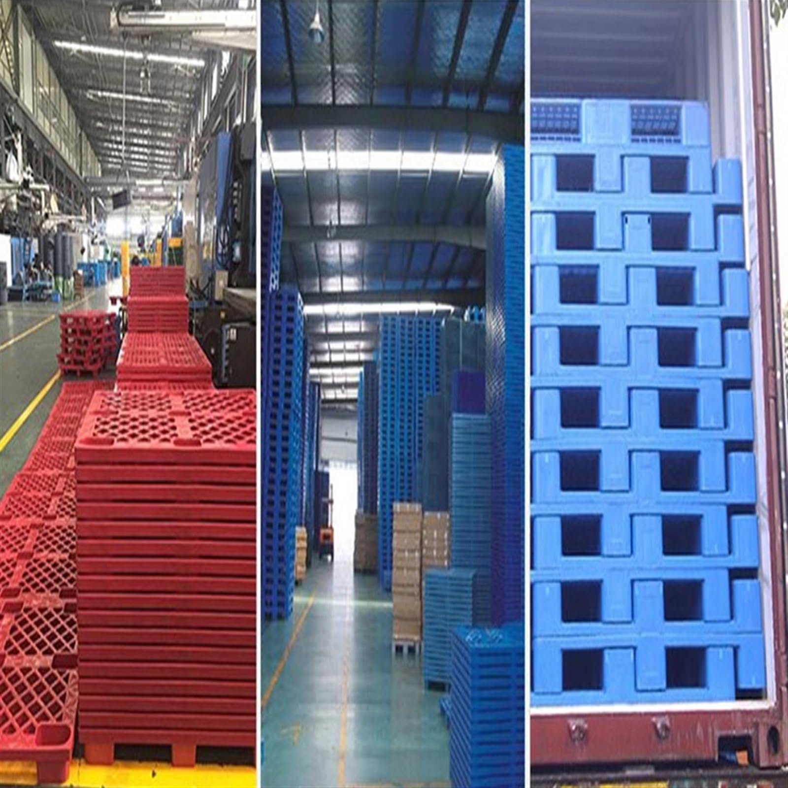 Paleta polietylenowa, oddychające kratki, stojaki na artykuły, lekka, do gniazdowania, modułowa platforma, HDPE, odporna na zużycie, podkładka do przechowywania do piwnicy supermarketu (50 x 42 x 12