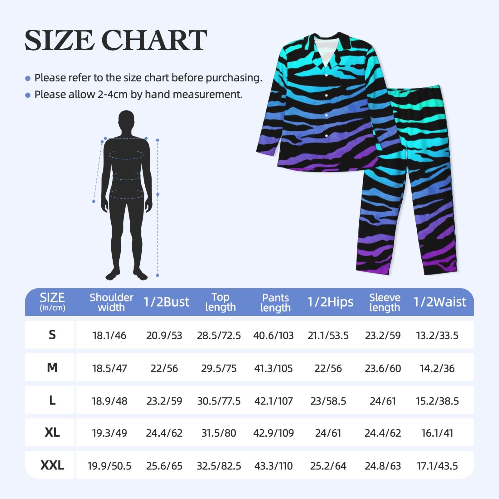 Viola Blu Verde Camouflage Zebra Stripes Stampa Uomo Manica Lunga Pigiama Set Pigiameria Due Pezzi Casa Viaggio Outfit Lounge Pantaloni