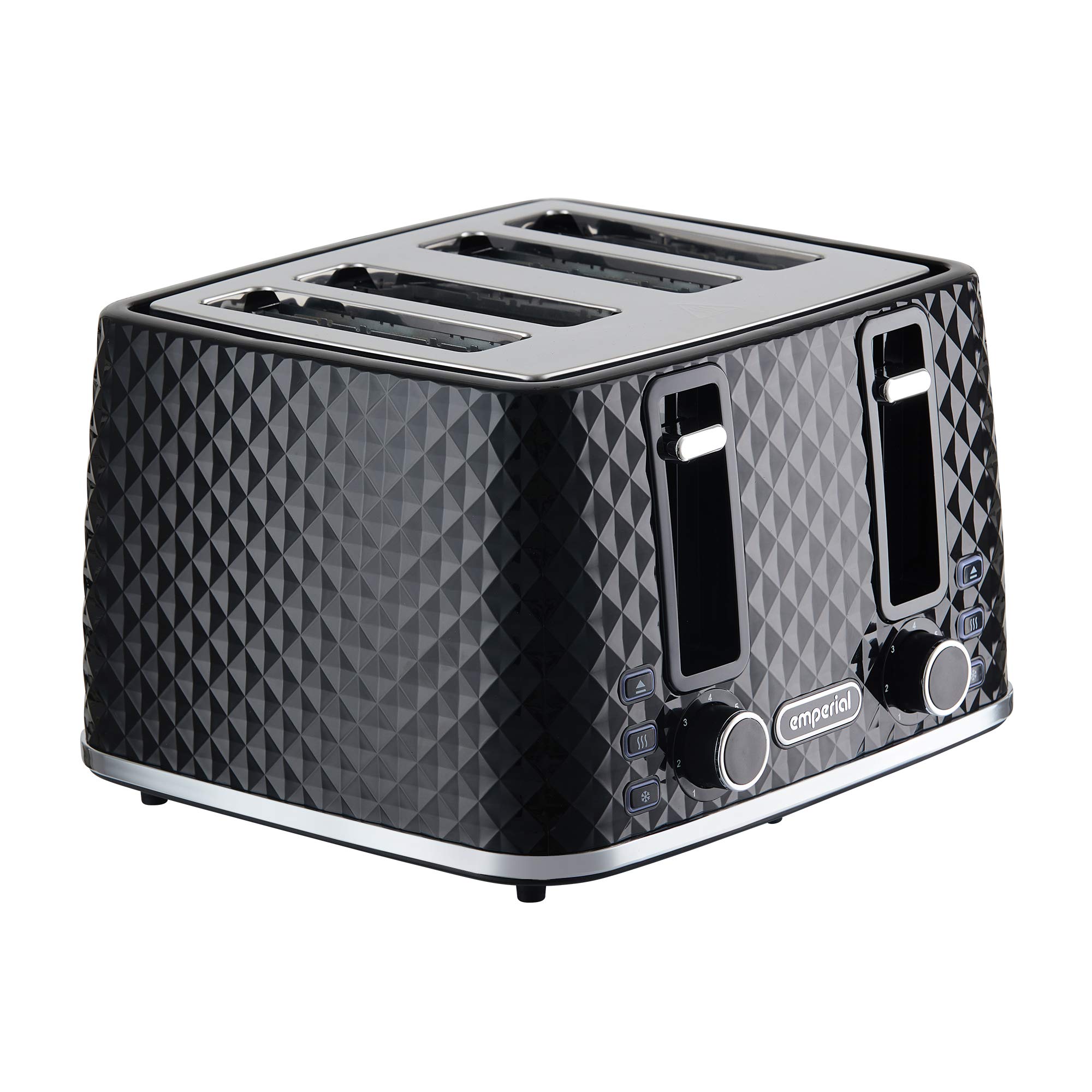 Emperial Kettle & Toaster Set with 4 Slice Toaster and Cordless