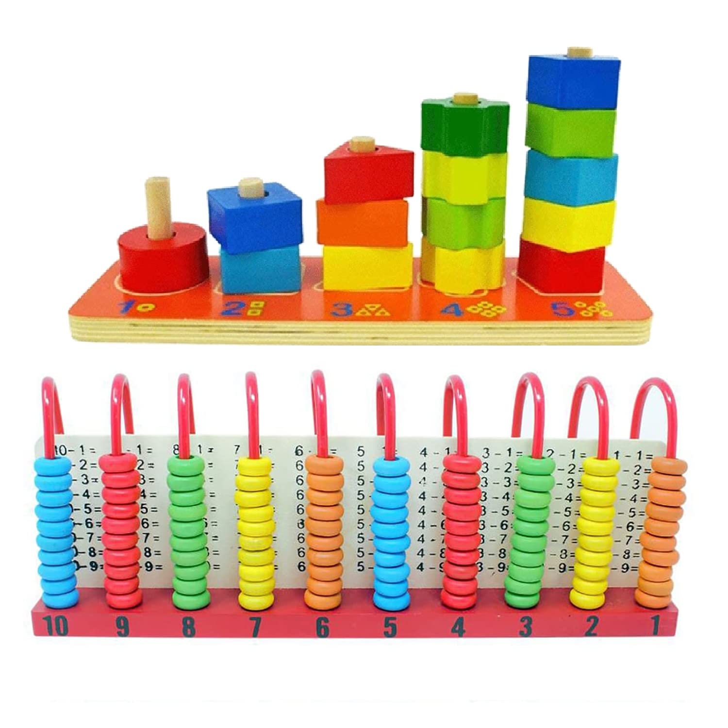 Smoneo Wooden 5 Geometric Shape Sorting and 100 Beads Counting Frames Abacus for Toddlers - Pre-School Montessori Arithmetic Toy for 3+ Kids (B0C4BF6XR9) Amazon Price History, Amazon Price Tracker