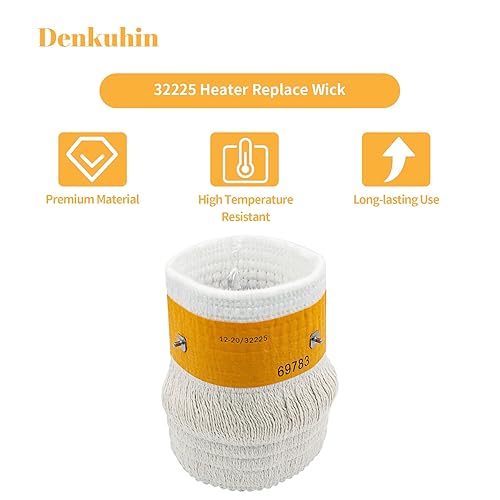 Miniatura 5 de 32225 Repuesto de mecha de calentador de queroseno para Kero World KW-24 (A-H), Dyna-Glo RMC-95C, DURAHEAT DH2300, mechas de calefacción para