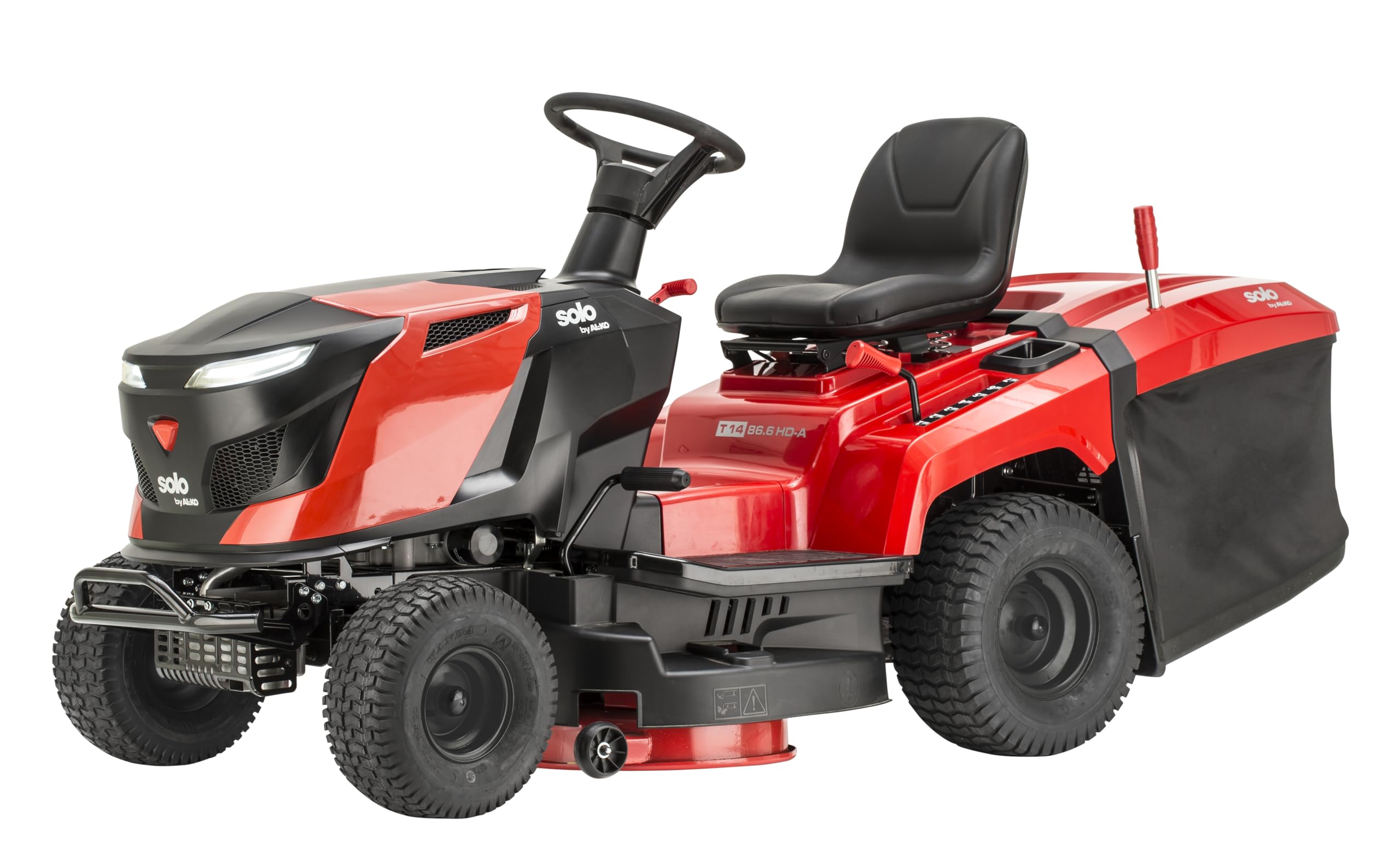 AL-KO T14-86.6 HD-A Easy Pro Rasentraktor 86 cm Schnittbreite Hydrostat 250L Fangkorb 4.500 m² Gartentraktor mit AL-KO Pro 450 Motor 7,7 kW Premium Komfort