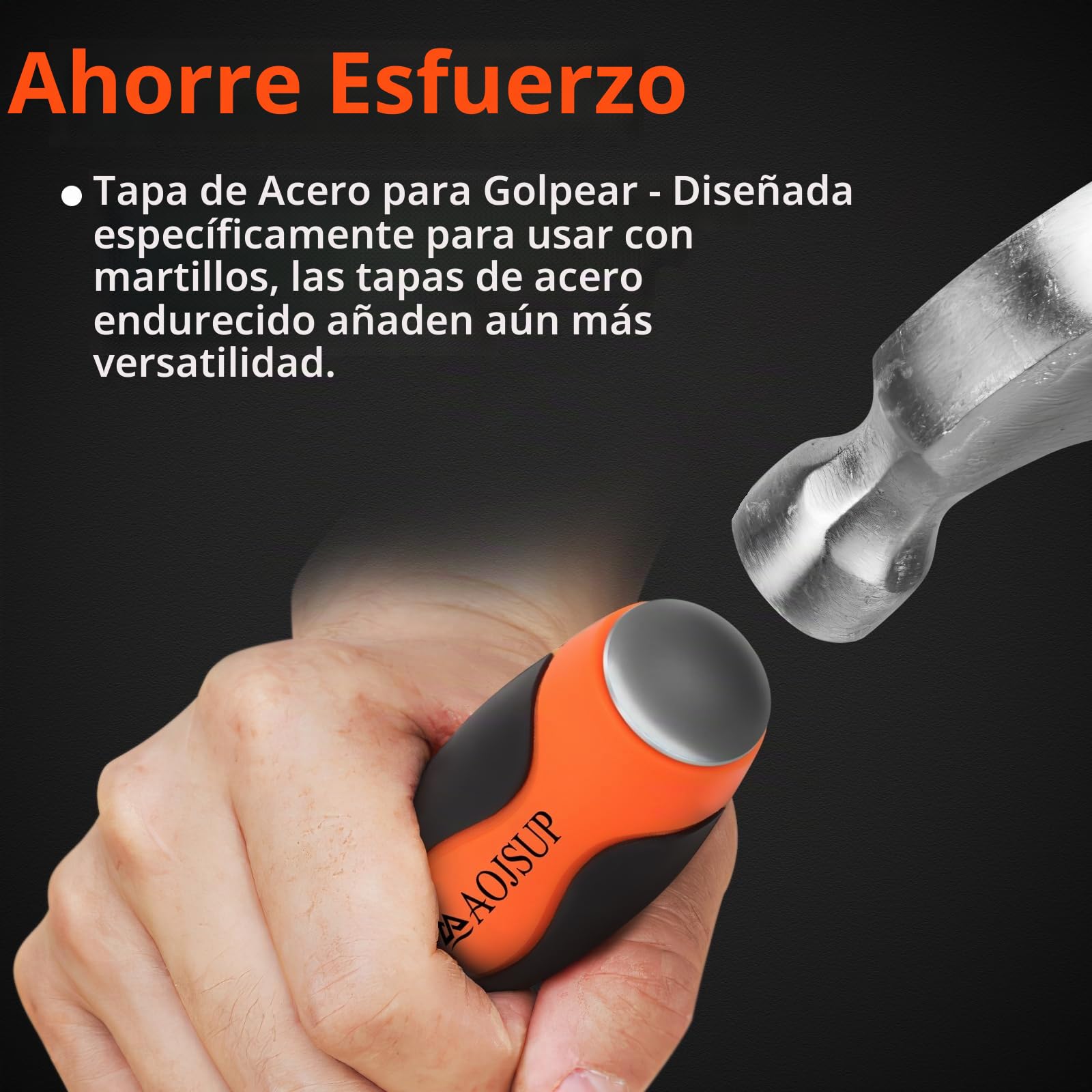 Juego De Cinceles Para Madera De 6 Piezas, Incluye Juego De Cinceles Afilados (6, 12, 19, 25, 32, 38mm) y Piedra De Amolar, Juego De Cinceles Para Madera Con Tapa De Impacto De Metal Resistente