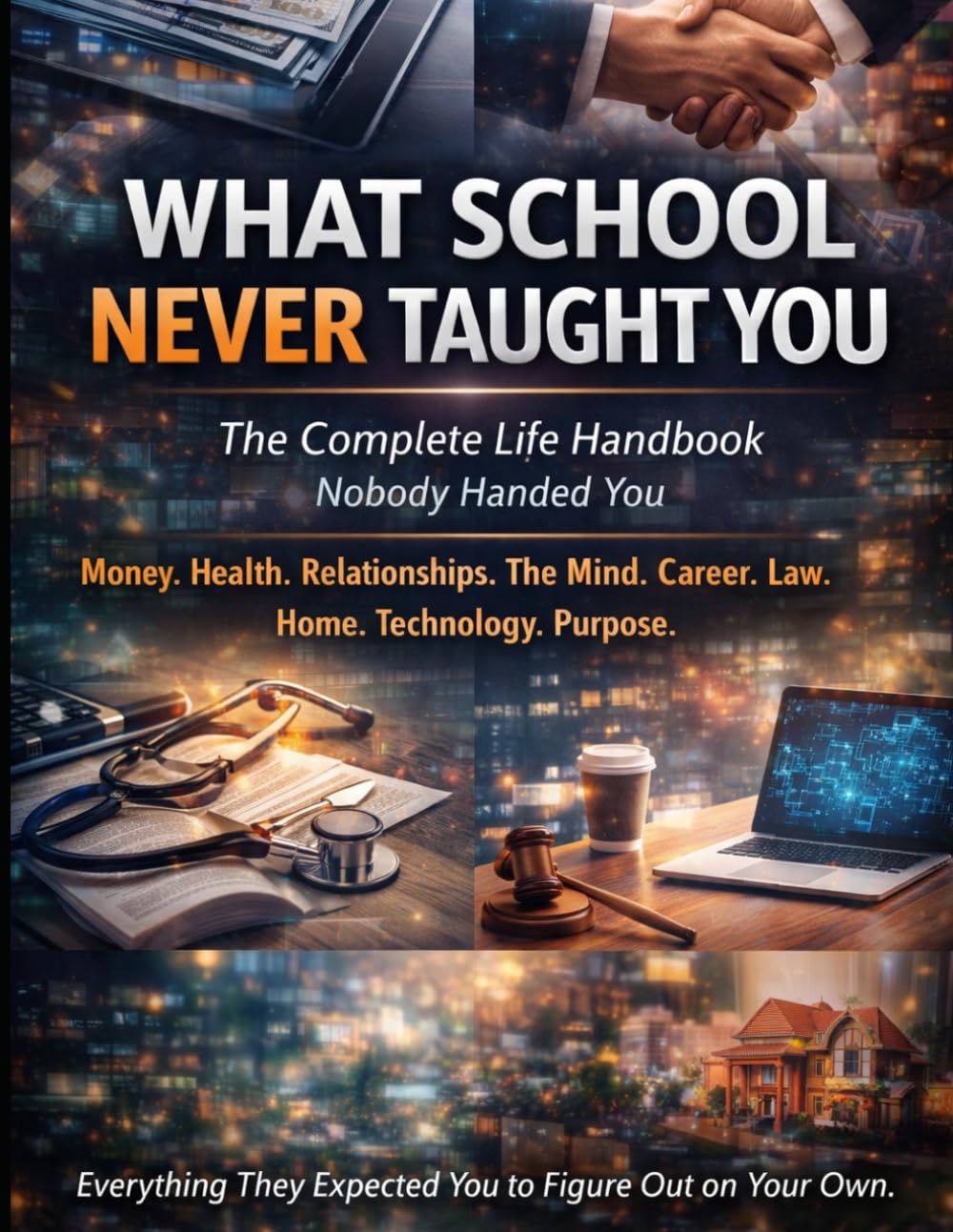 WHAT SCHOOL NEVER TAUGHT YOU: The Complete Life Handbook Nobody Handed You