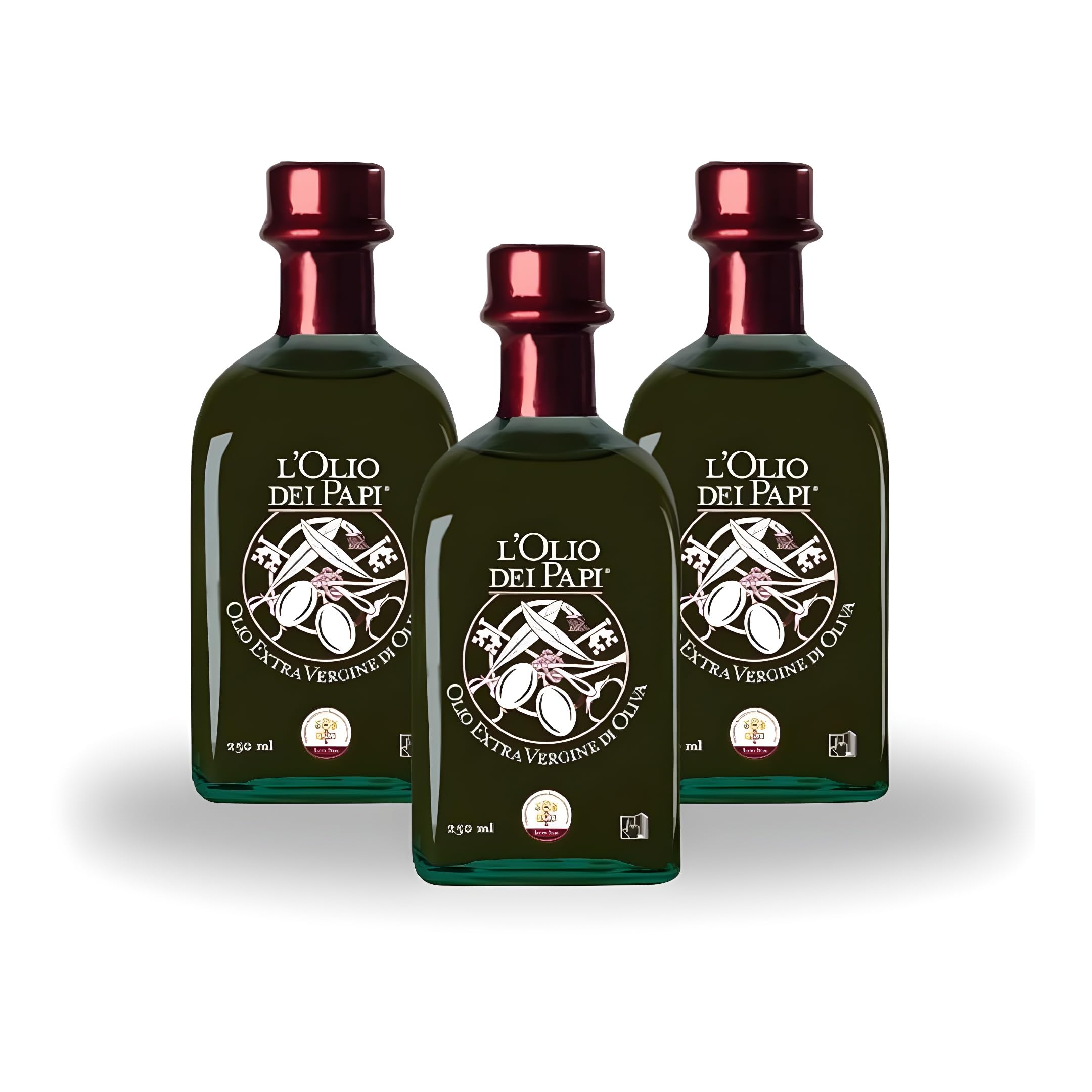 L'Olio dei Papi NYIOOC 2024 Award Winner Italian Extra Virgin Olive Oil produced from the centuries-old olive groves of the ancient lands of the Popes cold extracted- 0,25 LT (bottle) Kosher & Halal (3)