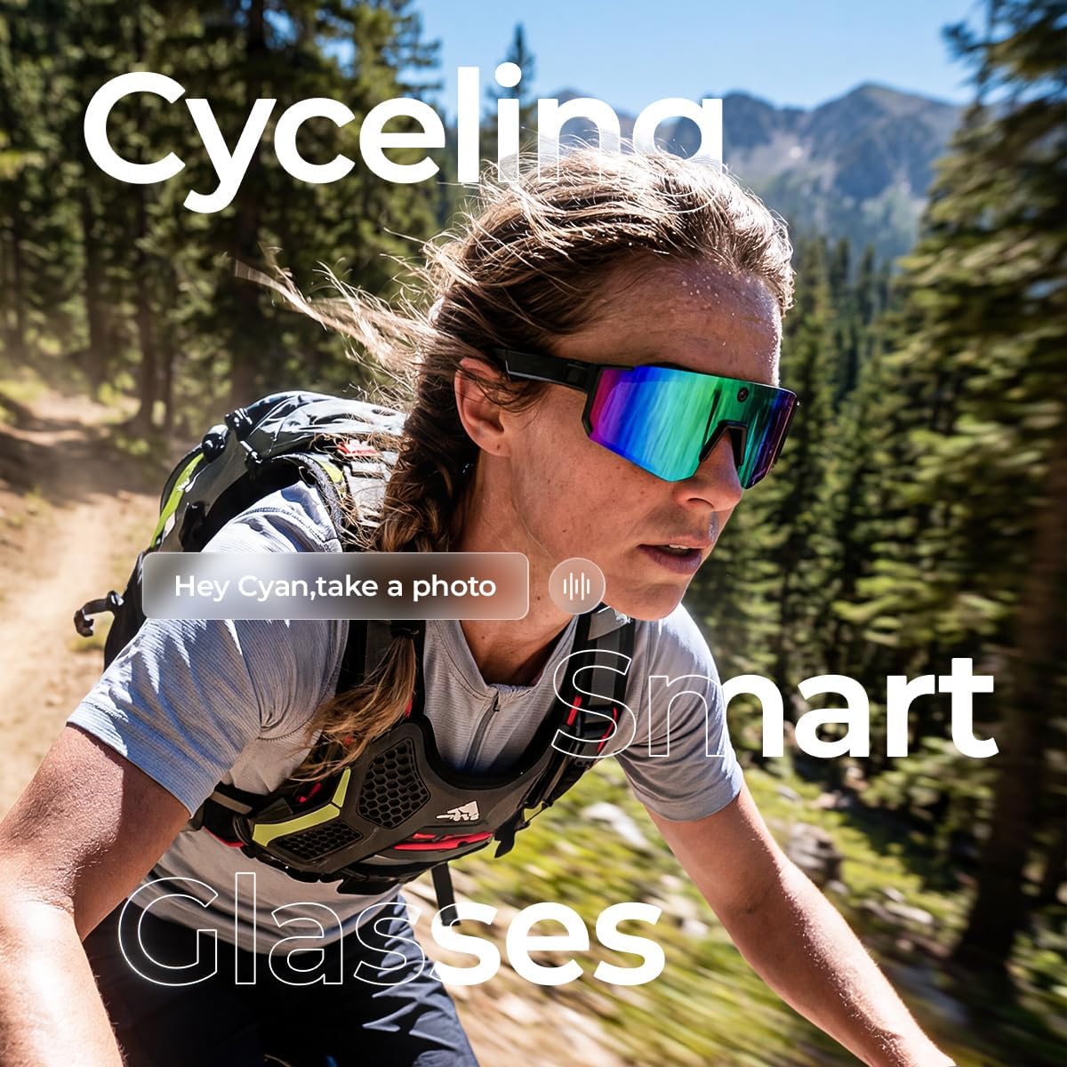 XO Wireless Headphone Sunglasses+Sport AI Smart Glasses with Camera & EIS Stabilization image 2