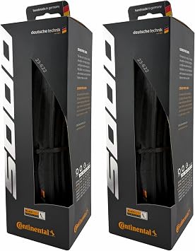 Continental Grand Prix 5000 - Road Bike Tire | The Best Allrounder in the Field - BlackChili, Vectran Breaker, LazerGrip, Active Comfort Technology, 2 Pack