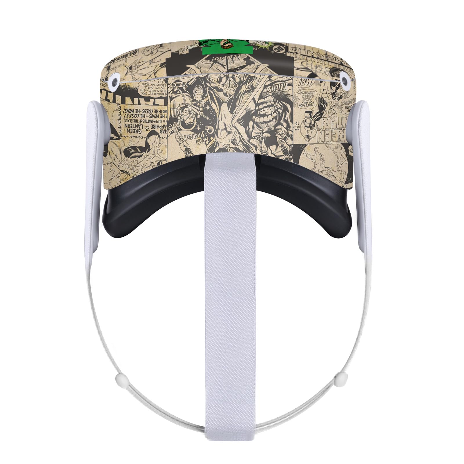 Head Case Designs Officially Licensed Green Lantern DC Comics Character Collage Comic Book Covers Vinyl Sticker Skin Decal Cover Compatible with Meta Quest 2