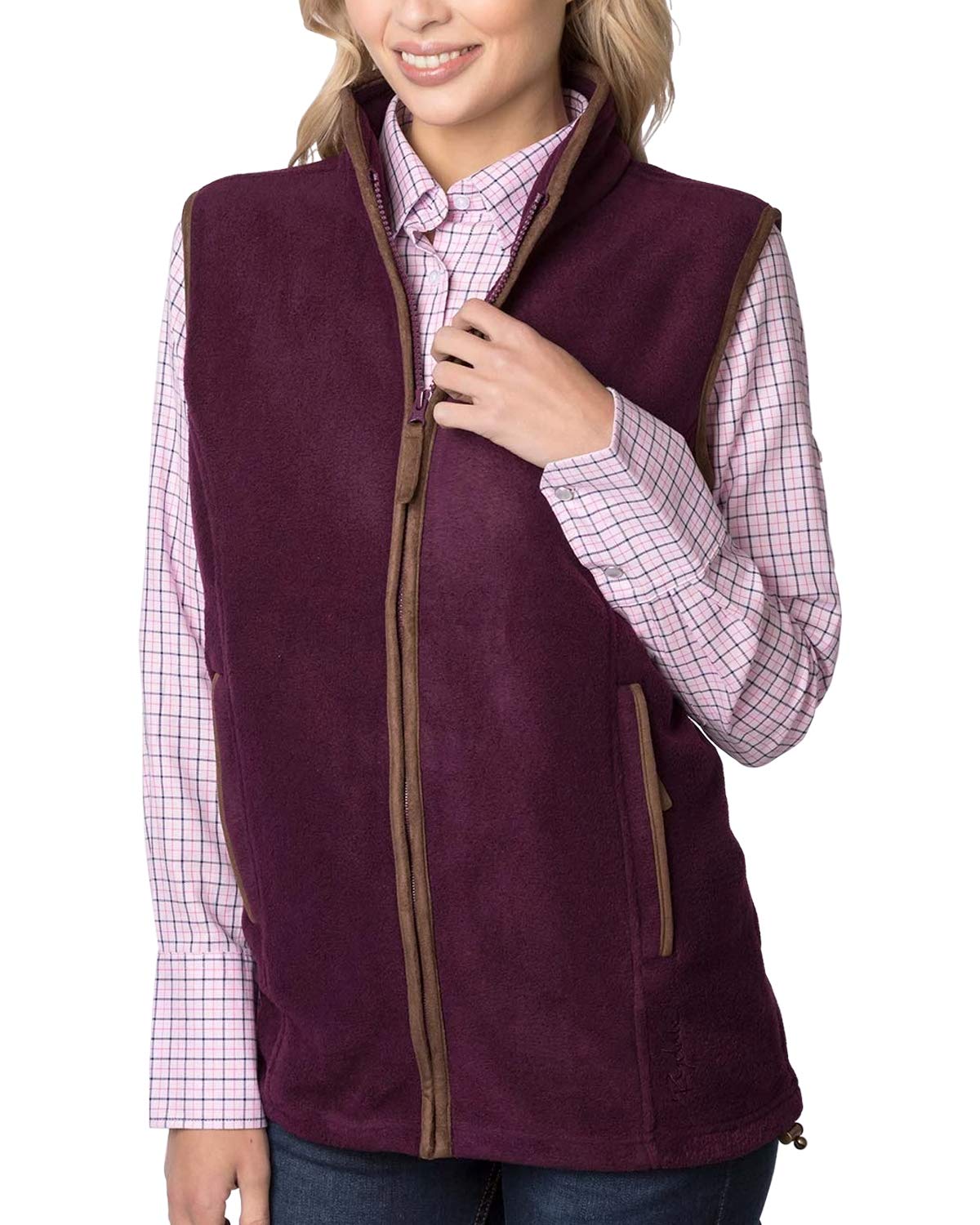 Rydale Ladies Huggate Waistcost (10, Berry)