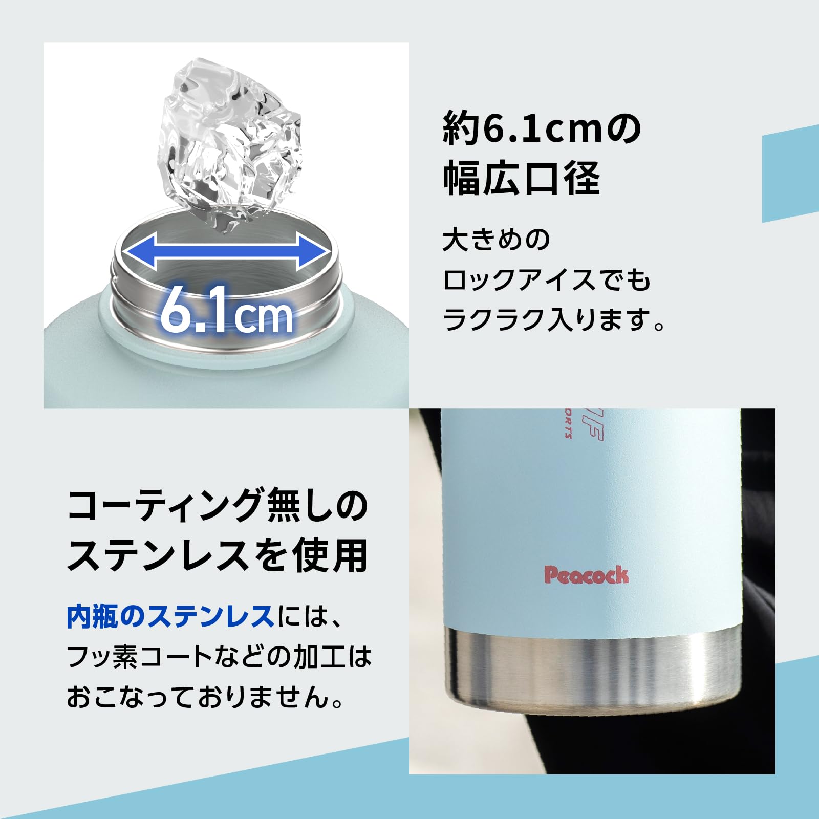 Amazon｜ピーコック魔法瓶工業(The-peacock) 水筒 1.9リットル 保冷 大