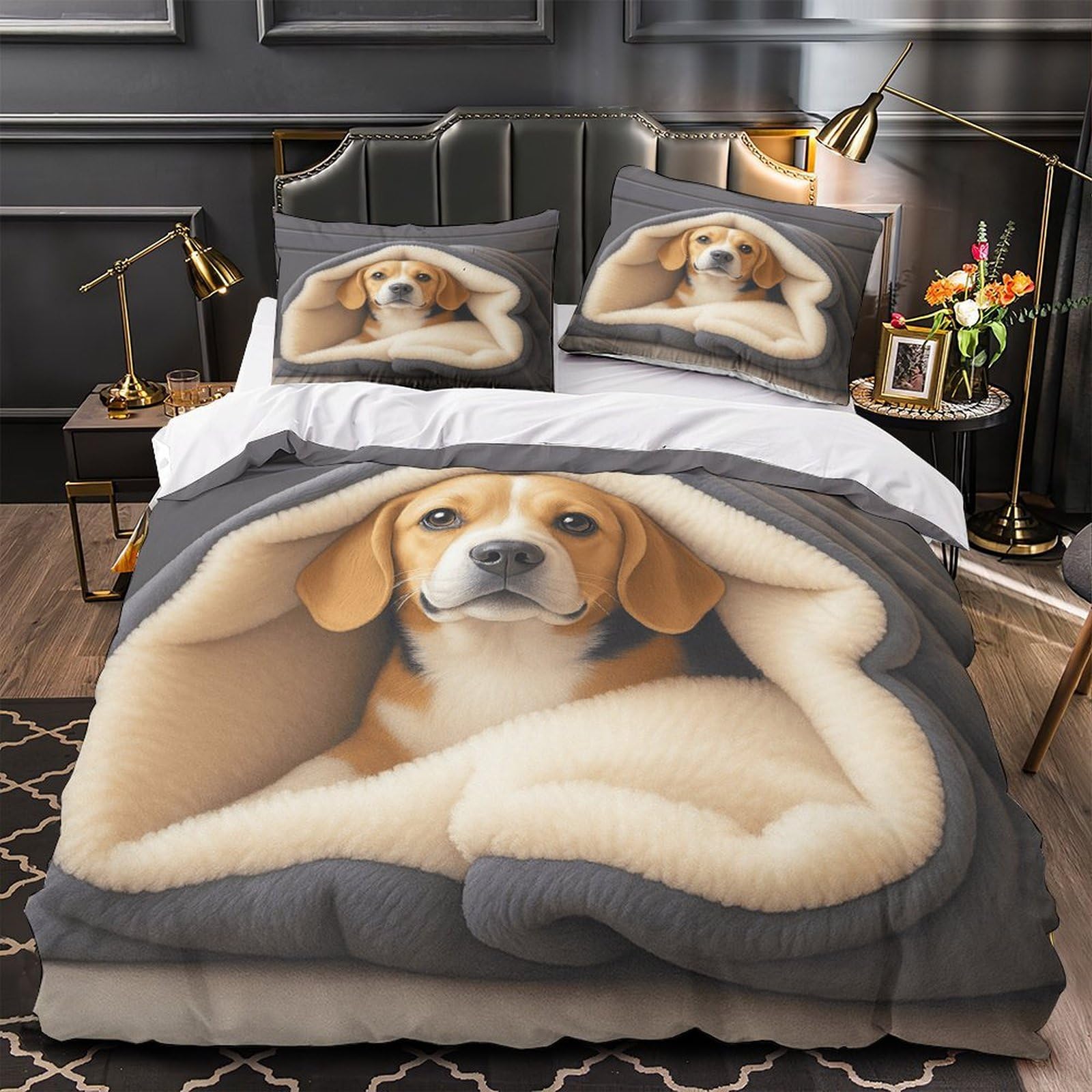 Housse de couette cowboy super king 260x220 parure de lit imprimé 3D ouest