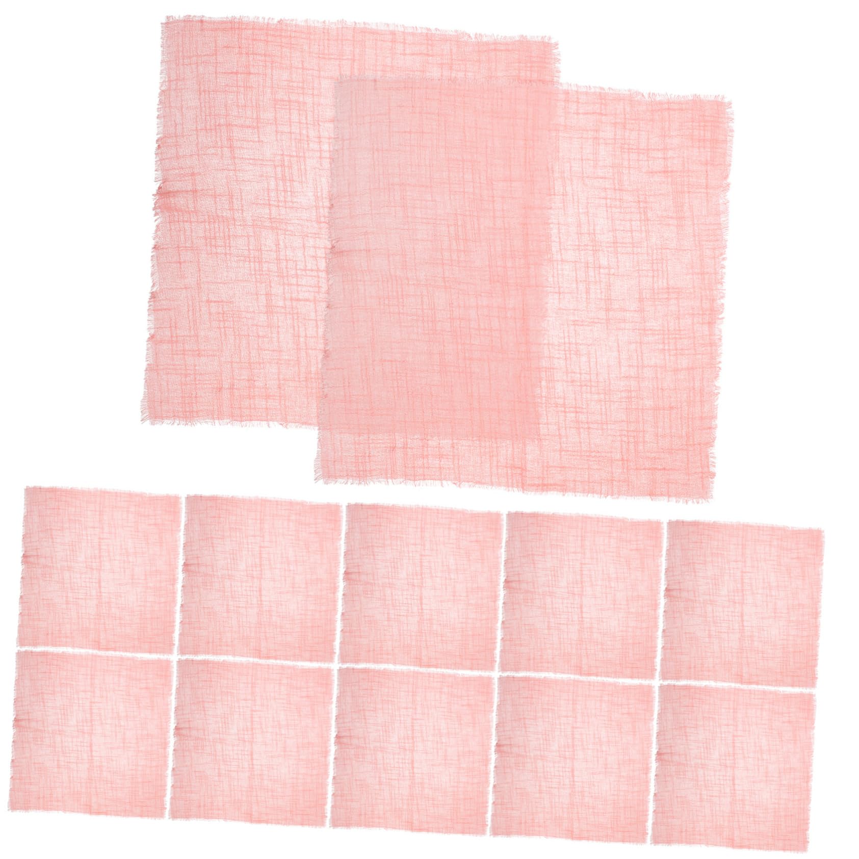 Serviette de table coton et lin : le lot de 12 idéal pour vos dîners en extérieur