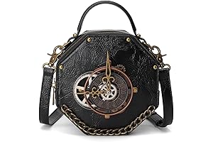 Steampunk Clockwork Bag for Women: Time-Traveling Style