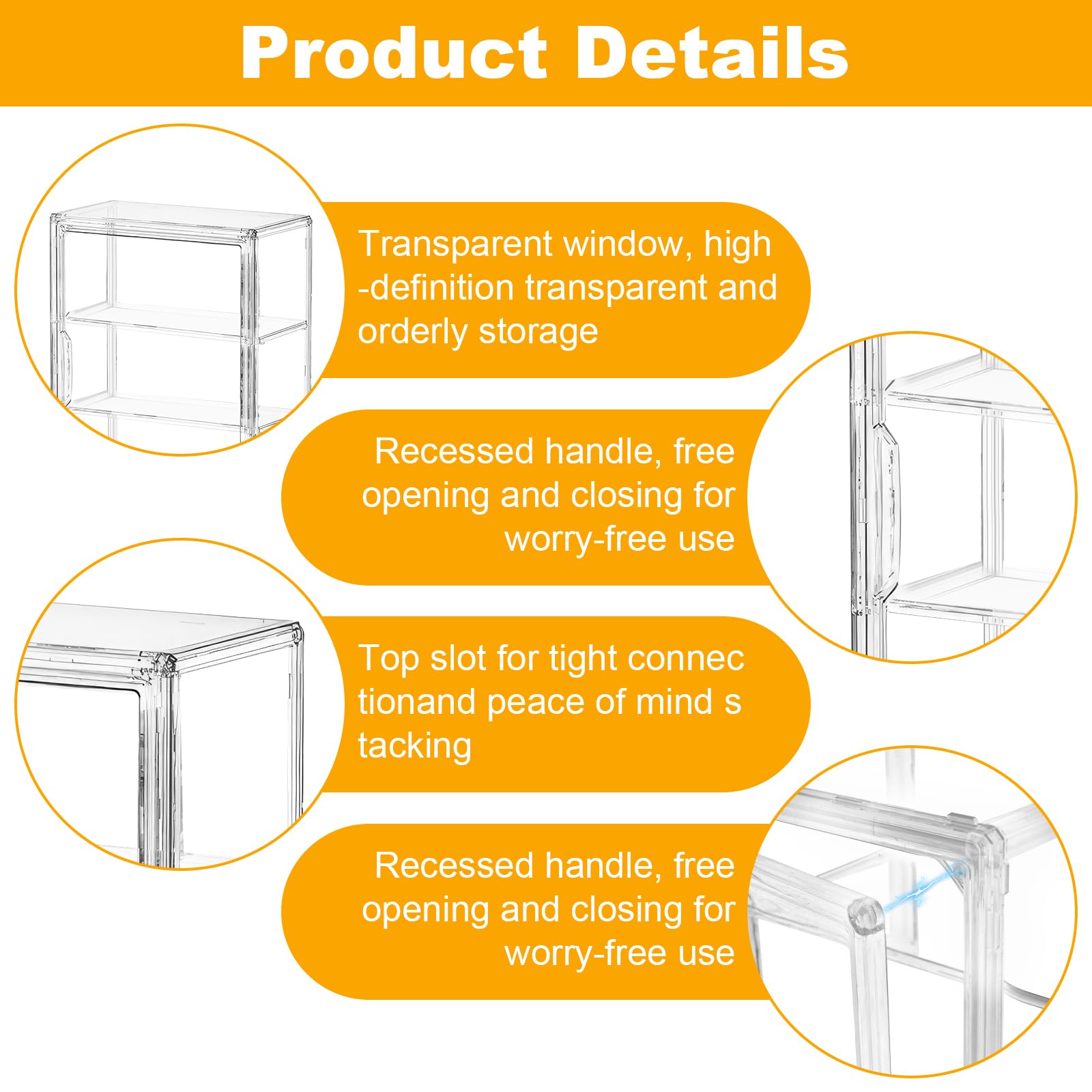 Vitrine Acrylique 36x13x27cm Avec 2 Étagères – Protection UV, Anti-Poussière, Modulaire Pour Figurines Et Collections