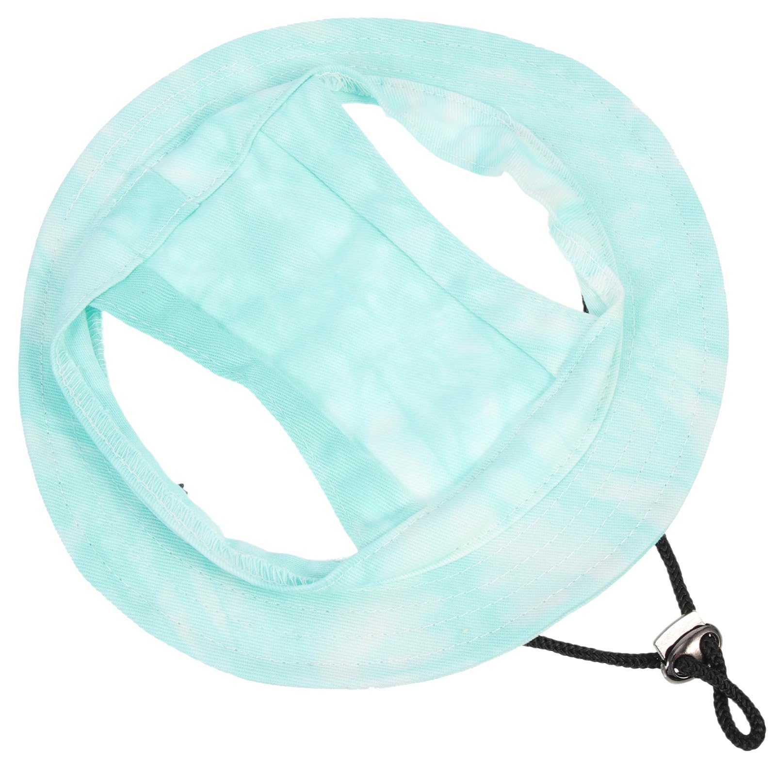 Alasum Dog Baseball Hat for Small Dogs and Cats Summer Cotton Sun Cap with Adjustable Strap Comfortable Fit Lightweight Bright Light Green for Outdoor Play and Dress