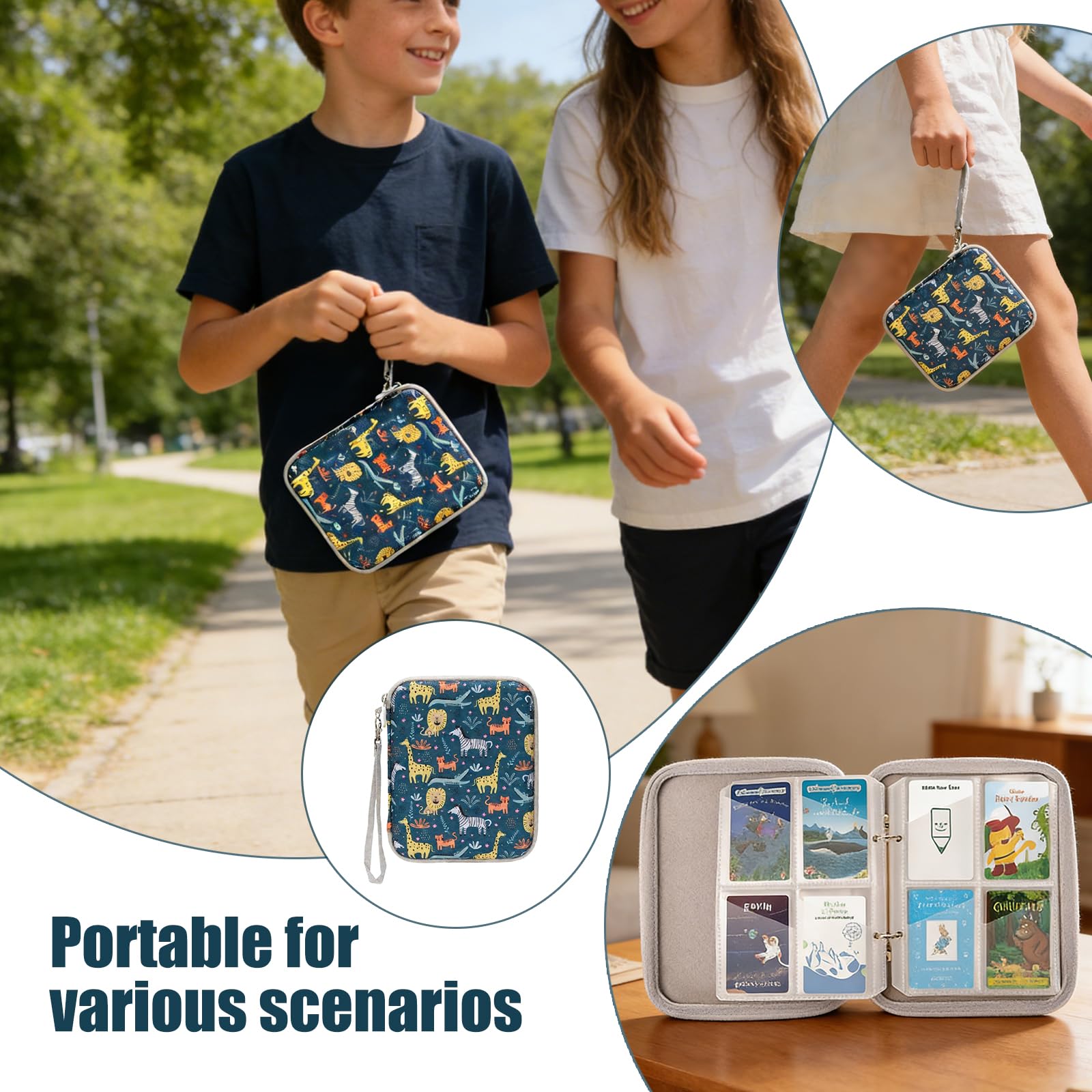 LEBKFT Animal Themed Yoto Card Holder Storage Case - Image 4