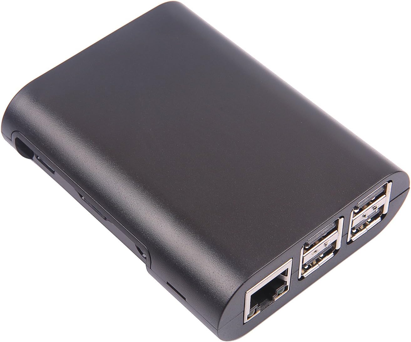 Jet Black Case for Raspberry Pi 3 Model B & Raspberry Pi 2 Model B - Access to All Ports